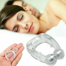 NOUVEAU CLIPLE SILICONE MAGNÉTIQUE ANTI SNORE arrête de ronflement de nez couli